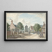 View of the Klokhuis in Overveen - Jan de Beijer — framed artwork on a wall