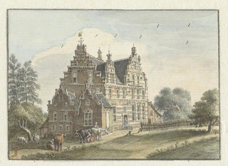 La Maison Den Dam près de Zutphen - Jan de Beijer — artwork view