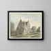 La Maison Den Dam près de Zutphen - Jan de Beijer — framed artwork on a wall