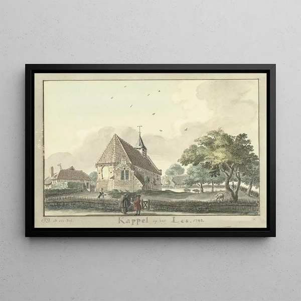 Chapel at Het Loo - Jan de Beijer — framed artwork on a wall