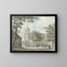 Festive celebration in the village of Houten - Jan de Beijer — framed artwork on a wall