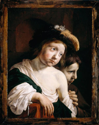Jan de Bray - A Group of two Boys.webp