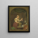 La femme de ménage - Jan de Ruyter — framed artwork on a wall