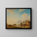a view of Buitenplaats Groeneveld on the Holendrecht River between Ouderkerk aan de Amstel and Abcoude - Jan ten Compe — framed artwork on a wall