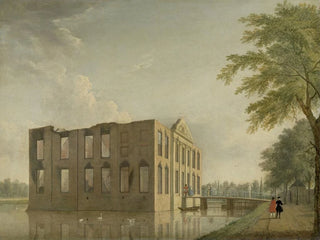 Château de Berckenrode à Heemstede après l'incendie - Jan ten Compe — artwork view