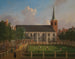 The Beguinage with the English Church - Jan ten Compe — artwork view