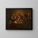 The Supper at Emmaus - Jan ter Borch — framed artwork on a wall