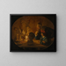 La leçon de dessin - Jan ter Borch — framed artwork on a wall