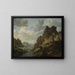 Mountain Landscape Painting - Jan van Aken — framed artwork on a wall