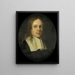 Portrait of a Man - Jan van Assen — framed artwork on a wall