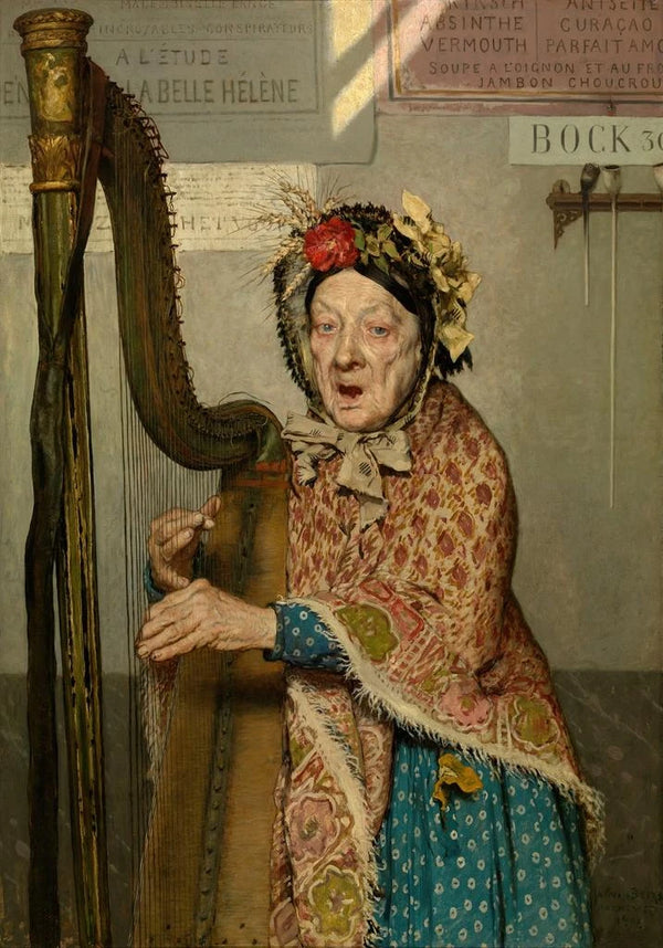 L'étoile tombée - Jan van Beers — framed artwork on a wall