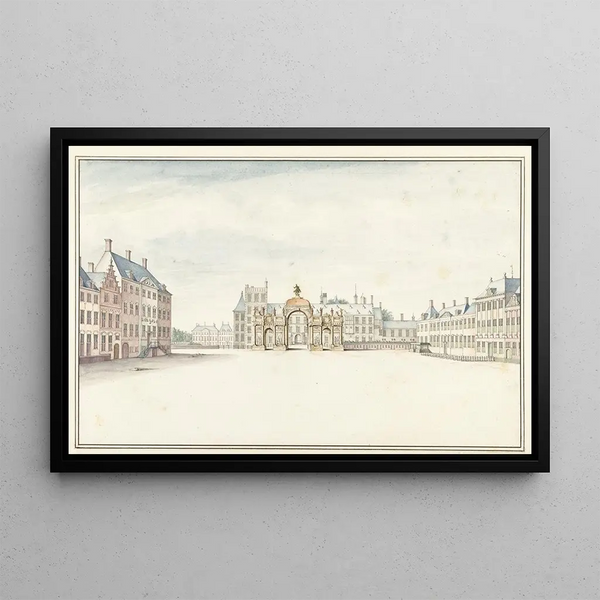 Arc de Triomphe for King William III in The Hague 1691 - Jan van Call the Elder — framed artwork on a wall