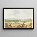 View of Cleves from Galgenberg - Jan van Call the Elder — framed artwork on a wall