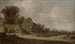 a sandy road with thatched cottages - Jan van Goyen — artwork view