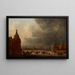 At the ice rink - Jan van Goyen — framed artwork on a wall
