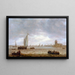 Embouchure de la Meuse - Jan van Goyen — framed artwork on a wall