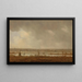 Landscape of polder - Jan van Goyen — framed artwork on a wall