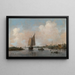 River View - Jan van Goyen — framed artwork on a wall