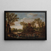 The Dock - Jan van Goyen — framed artwork on a wall