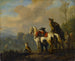A horseback duel - Jan van Huchtenburg — artwork view