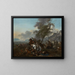 Battle - Jan van Huchtenburg — framed artwork on a wall