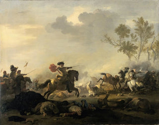 Cavalry Attack - Jan van Huchtenburg — artwork view