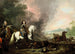 Horse Portrait Painting of Hendrik Casimir II 1657-1696 - Jan van Huchtenburg — artwork view