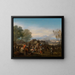 Horrors of War - Jan van Huchtenburg — framed artwork on a wall