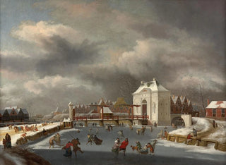 La porte Heiligeweg à Amsterdam - Jan van Kessel — artwork view