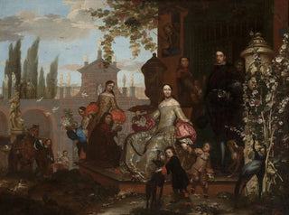 Family Portrait Painting - Jan van Kessel the Younger — artwork view