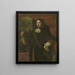 Portrait of Cornelis Jacobsz de Boer, Marine Captain - Jan van Neck — framed artwork on a wall