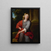 Portrait of a Boy - Jan van Neck — framed artwork on a wall