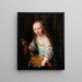 Portrait of a Young Girl as Ceres - Jan van Noordt — framed artwork on a wall