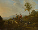 Landscape with Shepherds - Jan van Ossenbeeck — artwork view