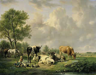 Prairie with Animals - Jan van Ravenswaay — artwork view