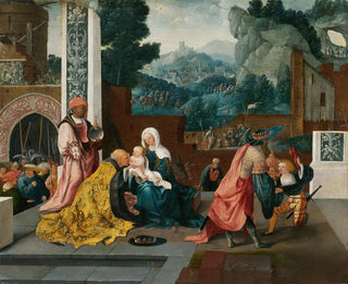 Adoration of the Magi - Jan van Scorel — artwork view