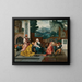 Adoration of the Magi - Jan van Scorel — framed artwork on a wall