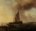 Bateaux de pêche sur la plage - Jan van de Cappelle — artwork view