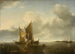 Calm Weather Ships Painting - Jan van de Cappelle — artwork view