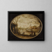 Winter Landscape Painting - Jan van de Velde the Younger — framed artwork on a wall