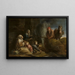 Camping of Gypsies - Jan van de Venne — framed artwork on a wall