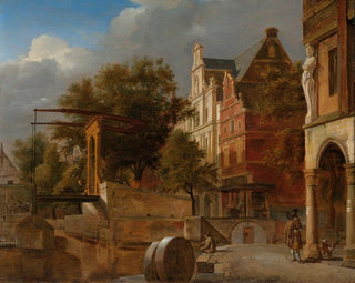 Le Pont-levis - Jan van der Heyden — artwork view