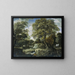View in the Woods - Jan van der Heyden — framed artwork on a wall