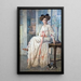 Portrait of Madame AJ - Jane Atché — framed artwork on a wall