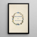 Les fleurs de Milton Page de titre - Jane Elizabeth Giraud — framed artwork on a wall
