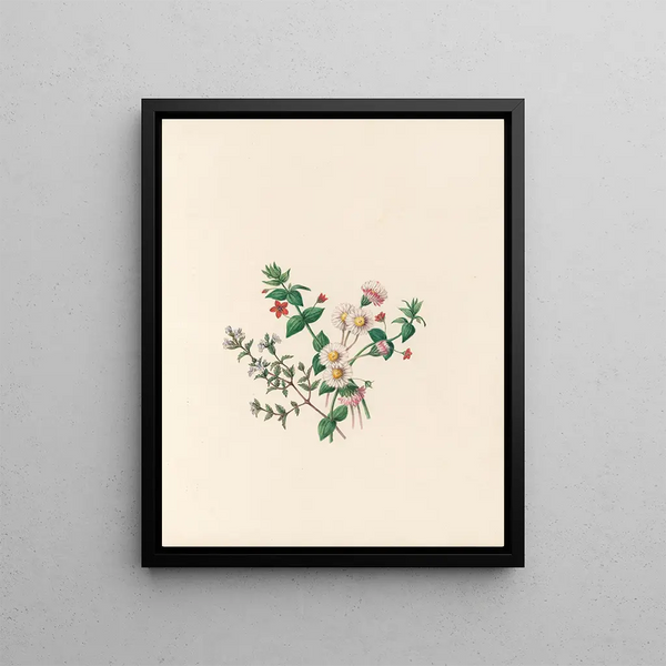 La fête des fleurs Pl07 - Jane Elizabeth Giraud — framed artwork on a wall