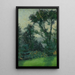 The Garden of Louis Comfort Tiffany - Jane Peterson — framed artwork on a wall