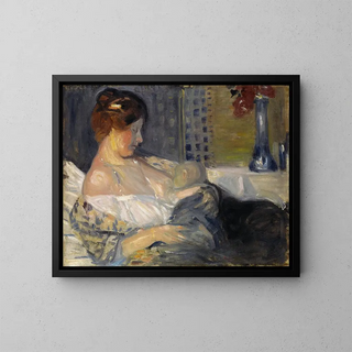 Mother and Child - Janis Rozentāls — framed artwork on a wall