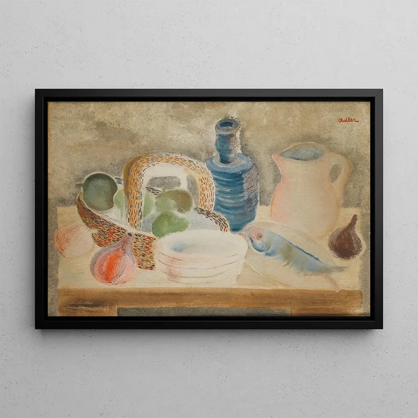Still life - Jankel Adler — framed artwork on a wall