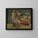 Two figures - Jankel Adler — framed artwork on a wall